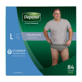 Product of Fit Flex Large Maximum Absorbency Underwear for Men 84 Ct.