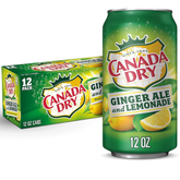 Ginger Ale and Lemonade, 12 Fl Oz Cans (Pack of 12)