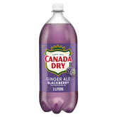Caffeine Free Blackberry Ginger Ale Soda Pop, 2 L, Bottle