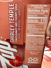 Shirley Temple – Pomegranate and Cherry Soda (24 Pack, 12 Fl Oz Cans)