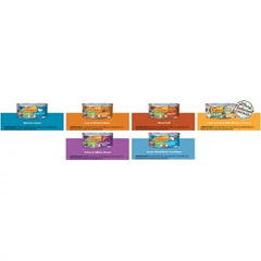 Purina Friskies Variety Pack, Adult Pate Wet Cat Food, 5.5 Oz., 60 Ct.