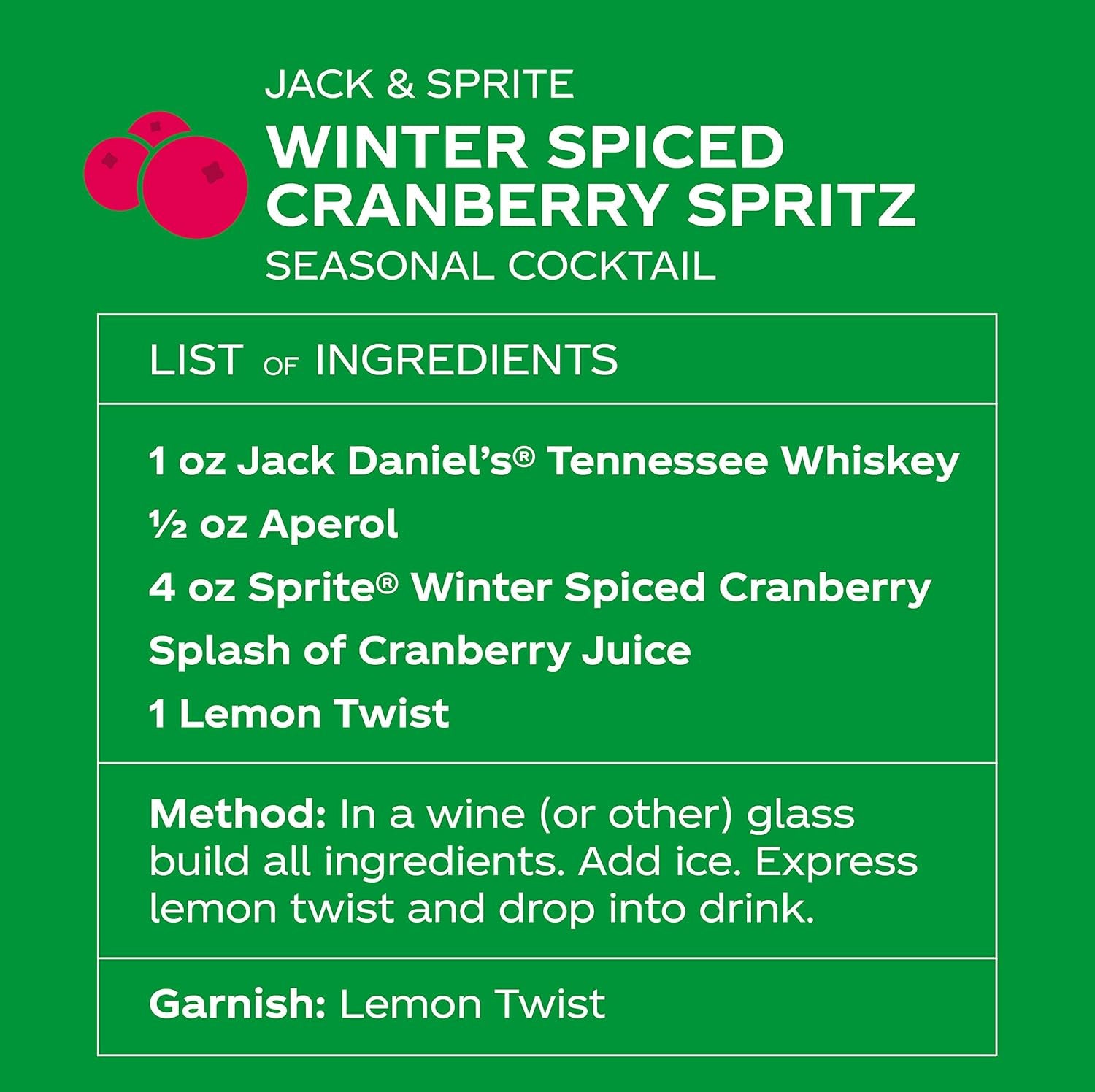 Winter Spiced Cranberry, 12 Fl Oz (Pack of 12)