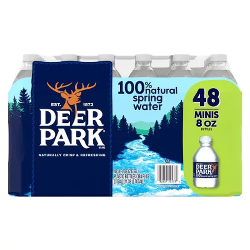 Deer Park 100% Natural Spring Water 8 Fl. Oz., 48 Pk.