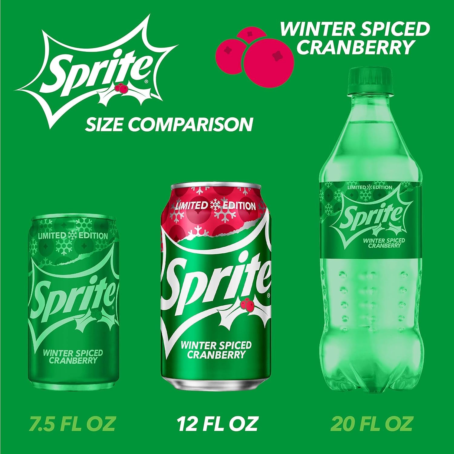 Winter Spiced Cranberry, 12 Fl Oz (Pack of 12)