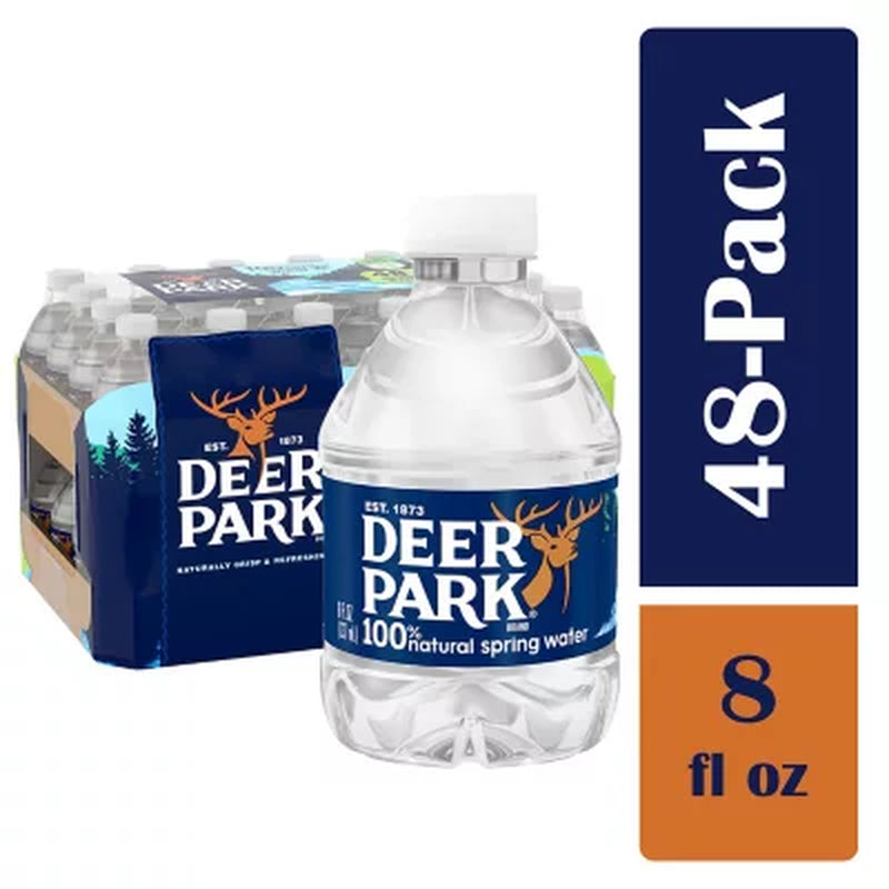 Deer Park 100% Natural Spring Water 8 Fl. Oz., 48 Pk.