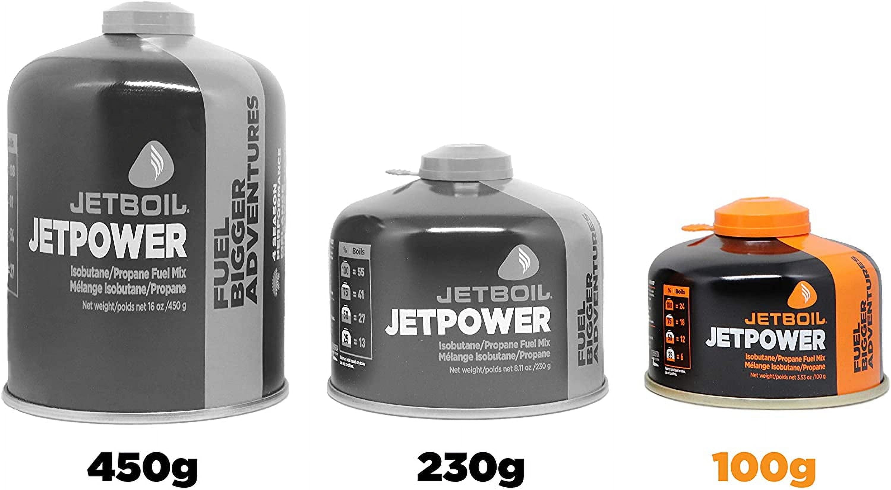 Jetpower Isobutane Propane Mix 3.53 Oz Camping Stove Replacement Fuel