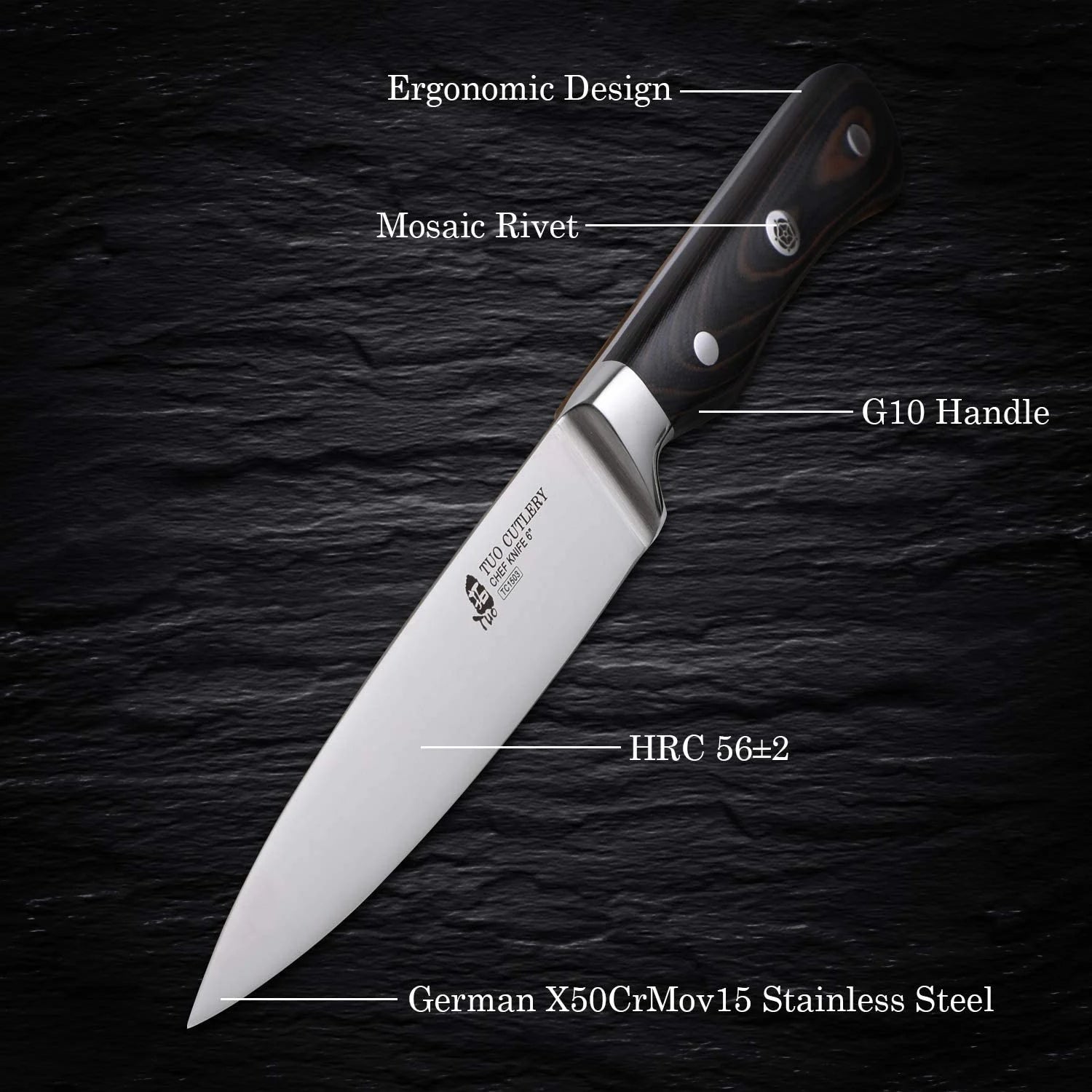 Chef Knife 6 Inch-Cook'S Knife Professional Kitchen