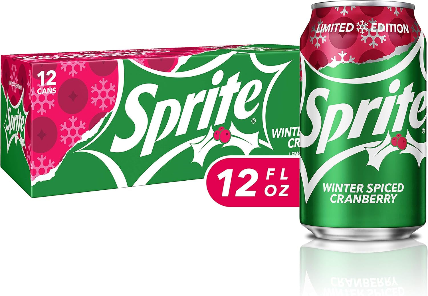 Winter Spiced Cranberry, 12 Fl Oz (Pack of 12)