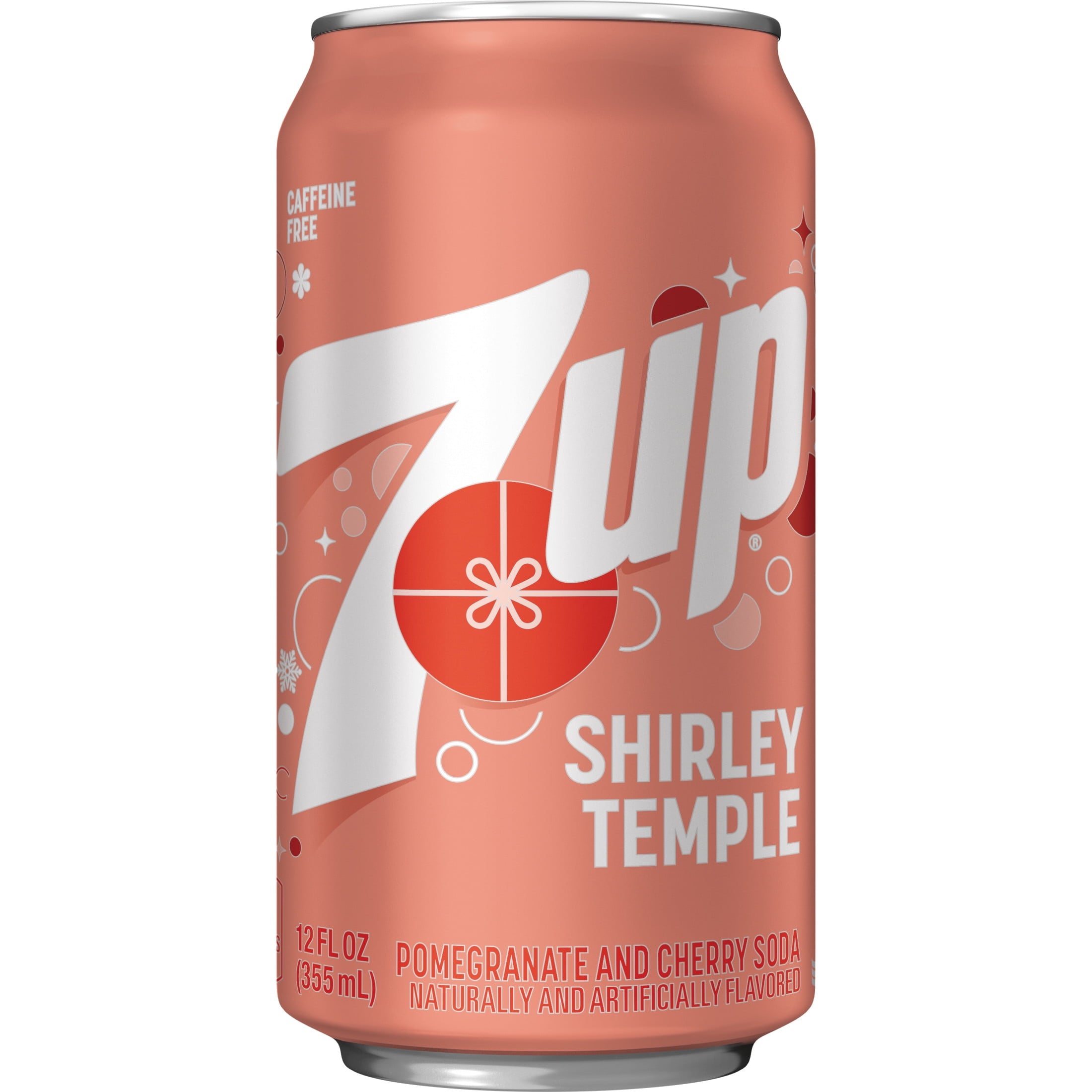 Caffeine Free Shirley Temple Pomegranate and Cherry Flavored Soda Pop, 12 Fl Oz Cans, 12 Pack