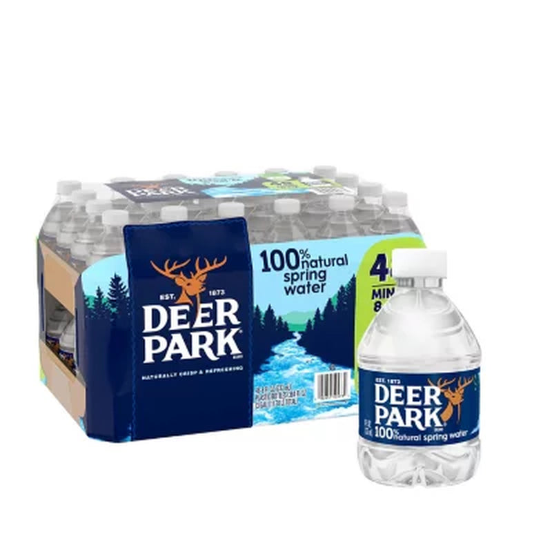 Deer Park 100% Natural Spring Water 8 Fl. Oz., 48 Pk.