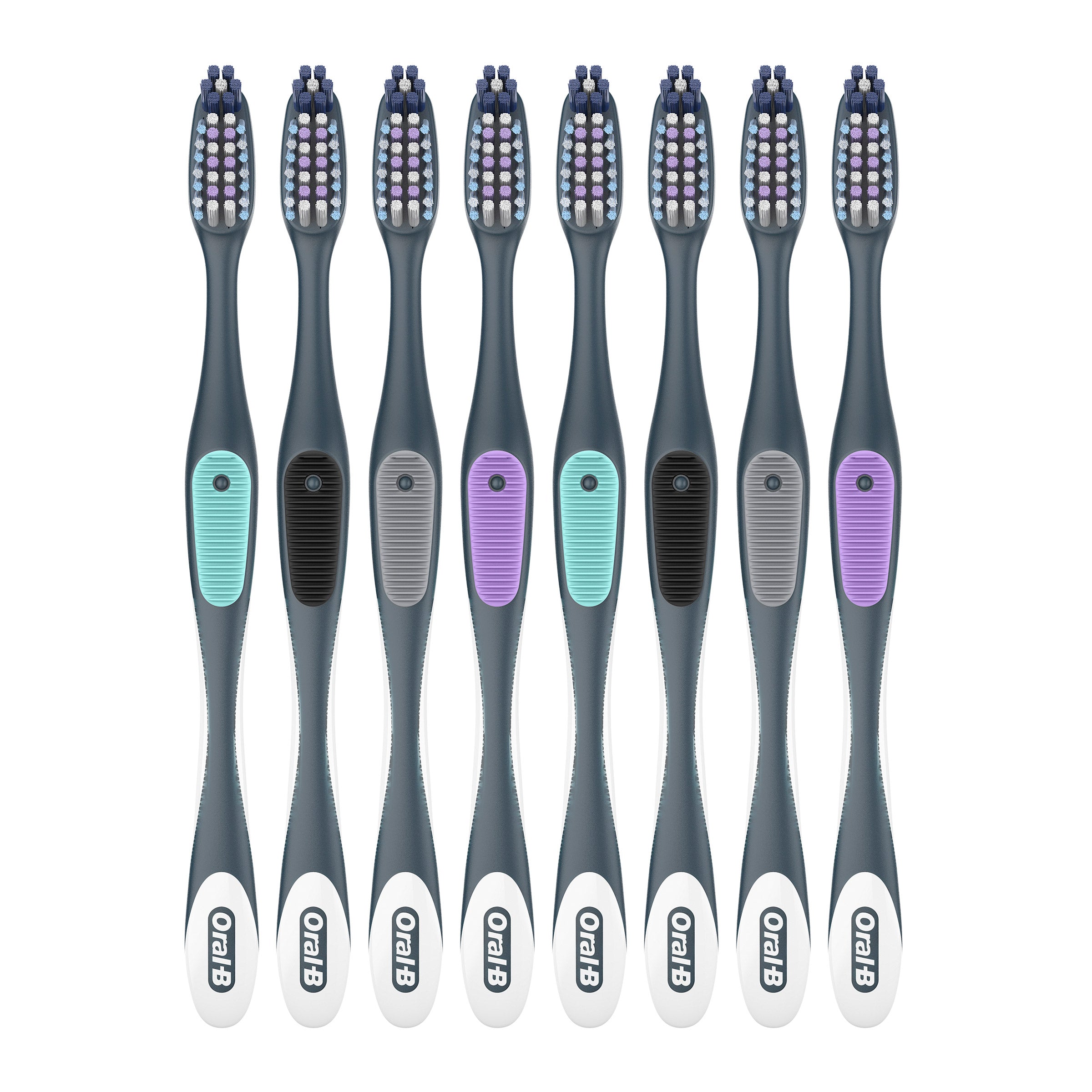 Oral-B Crossaction Advanced Soft Bristle Toothbrush, 8-Pack